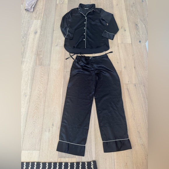 Natori Womens Pajama Set Black Small - Picture 1 of 5